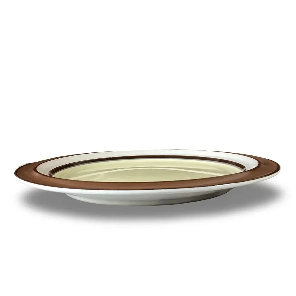 Vintage Spectrum Stoneware Chop Plate